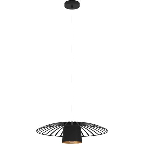 Eglo FELIXKIRK Pendelleuchte schwarz und golden 57 cm (1/3)