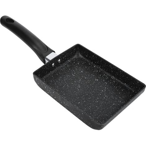 Poêle à petit-déjeuner, poêle à crêpes, poêle à steak, poêle antiadhésive, poêle à œufs, poêle à pizza, ustensiles de cuisine, adaptés aux petites plaques électriques vitrocéramiques/à induction (1/5)