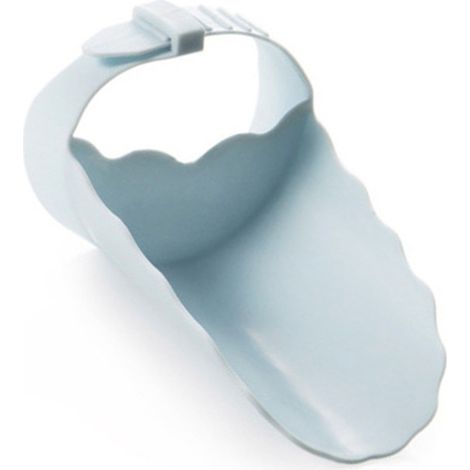 Rallonge de robinet pour enfants en PP, polyvalente, pour le lavage des mains des tout-petits, bleue. (1/5)