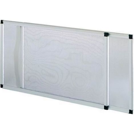 Moustiquaire de fenêtre extensible 40x75 cm – Aluminium anodisé – Maille fibre de verre 16x18 – Installation sans perçage – Protection efficace contre les insectes – Blinky