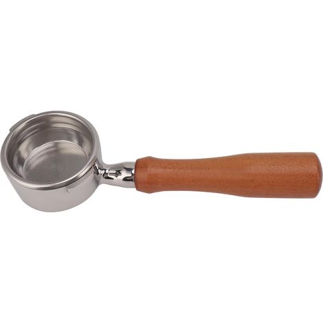 Massiver Griff aus rotem Säureholz, 58 mm bodenloser Filter mit 2 Ohren für GAGGIA BABY CLASSIC E (1/5)