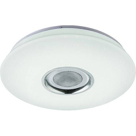 Globo - plafoniera - Nicole - bianco - plastica - Ø 40cm - LED - (1/4)
