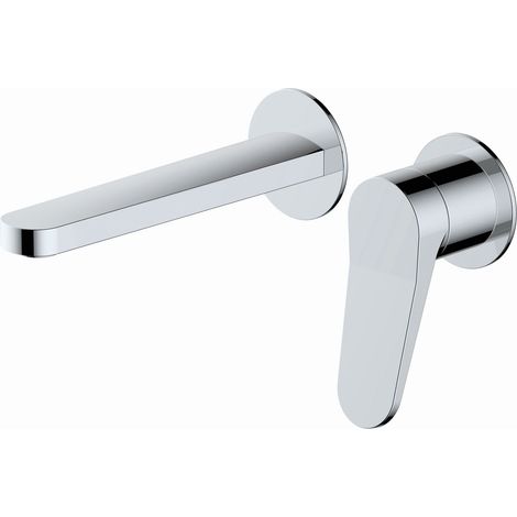 RAK Petit Round Chrome Wall Mounted Basin Mixer Tap - RAKPER3007C (1/2)