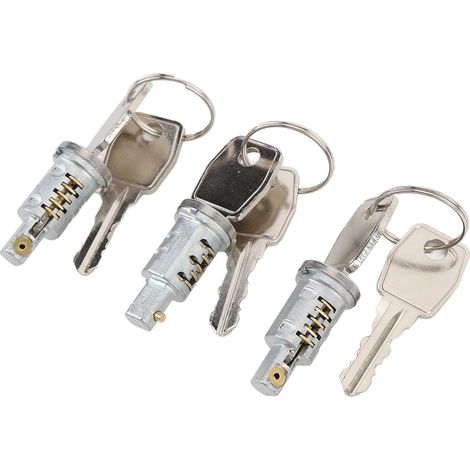 Ensemble de Barillet de Serrure de Porte Avant avec Clés, Kit de Structure Solide en Métal pour 90 110 130, Construction Robuste, Usure et Oxydation, Spécialement Conçu (1/5)