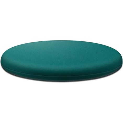 Coussin de chaise rond en mousse à mémoire de forme 30 cm, intérieur amovible - vert (1/5)