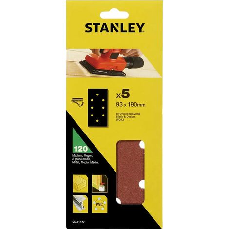 Foglio Stanley Carta Abrasiva 1/3 120 Gr