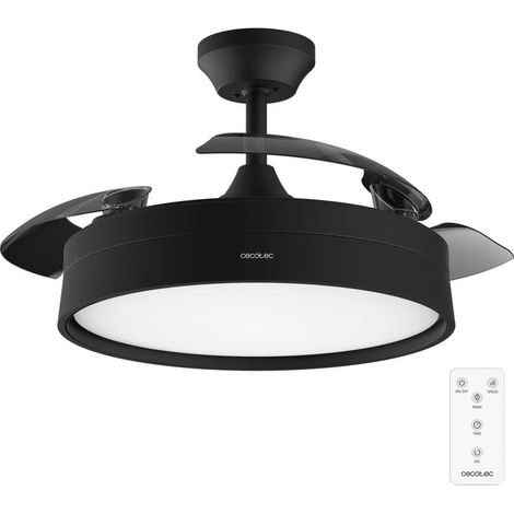 Cecotec Deckenventilator mit Beleuchtung Energysilence Aero 4200 invisible black