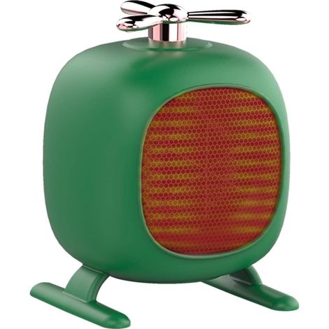 Petit chauffage électrique avec ventilateur Chauffage d'appoint compact pour l'intérieur - Chauffage de bureau sur pied (1/5)