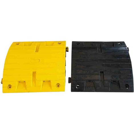 Ralentisseur Noir, Jaune RS PRO, 450mm ( Prix pour 1 ) (1/5)