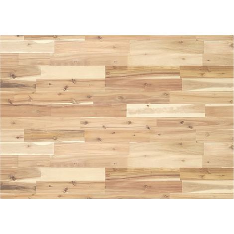 vidaXL Piano Scrivania Non Trattato 80x70x4cm Legno Massello di Acacia