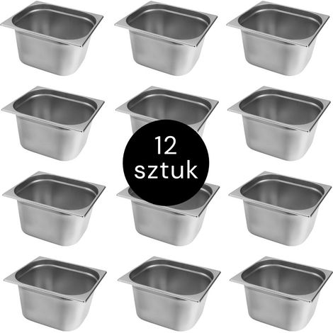 Conteneur GN Mega-M 1/2 325x265x200 (lot de 12) N (1/2)