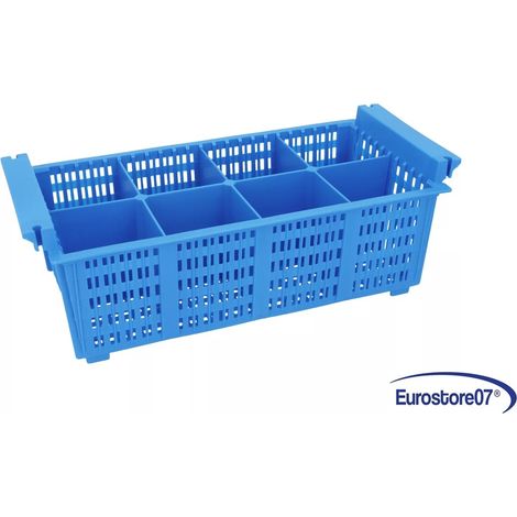 Lavastoviglie lavabicchieri cesto in plastica per posate 390x210x150 mm