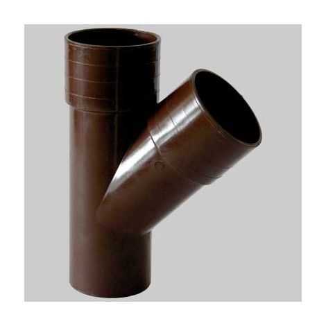 BRAGA 45  ° PVC TESTA DI MORO   EE  80     MADE IN ITALY