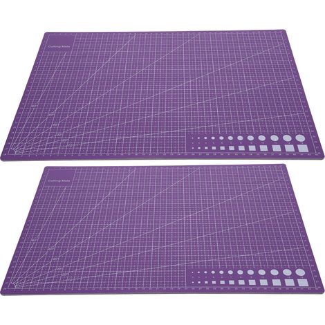 Tapis de découpe en 2 pièces, modèle manuel, tampon en caoutchouc, gravure artistique, film auto-cicatrisant A3 (1/5)