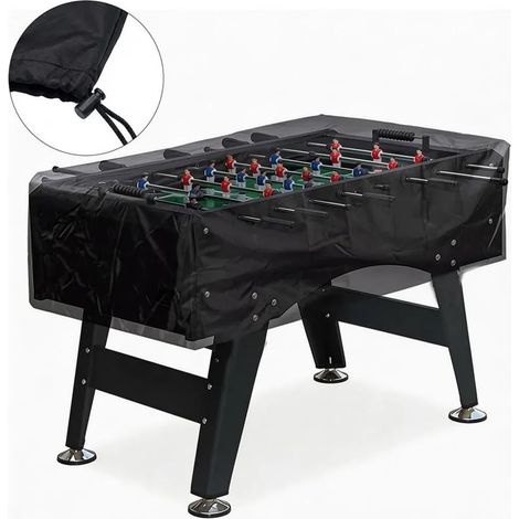 Housse de baby-foot d'extérieur, imperméable, en PVC Oxford 420D, résistante aux UV, 160 × 115 × 50 cm, protection contre la poussière et la pluie (1/5)
