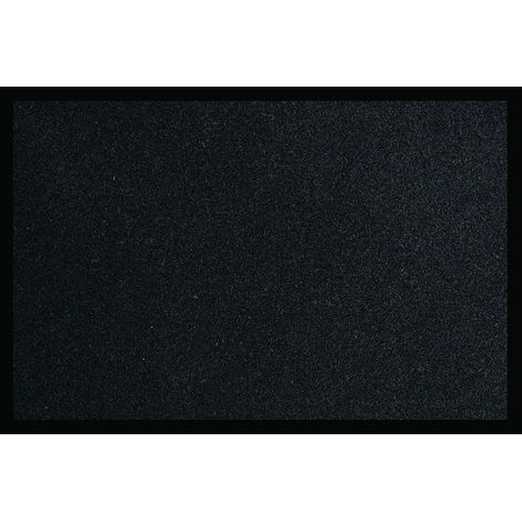 ID Mat Prima Noir, Fibres Synthétiques, 40x60x0,5 cm