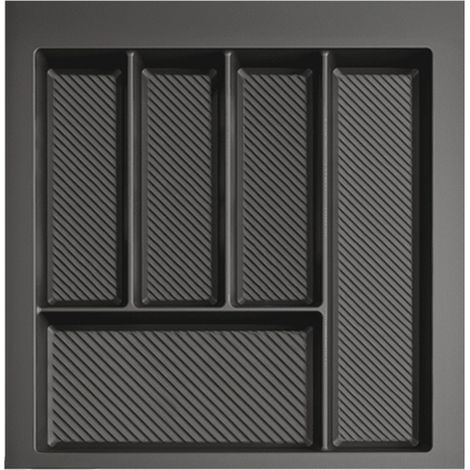 MAX Besteckeinsatz  Modell 50 (450 x 490 mm)  Graphit (1/5)