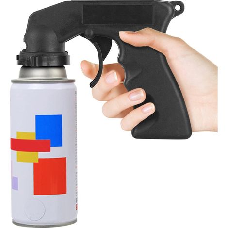 Poignée de Pistolet de pulvérisation de Peinture Universel aérosol avec Outil de réparation d'entretien de Voiture de Collier (1/5)