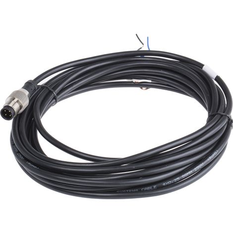 Cordon RS PRO 5 conducteurs , M12 Mâle, 5m ( Prix pour 1 ) (1/2)
