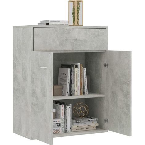 Commode Gris béton 60 x 30x75 2 (1/5)