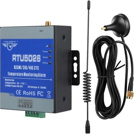 AIZ Alarme de Panne de Courant et de Température à Distance GSM RTU5026 (1/4)