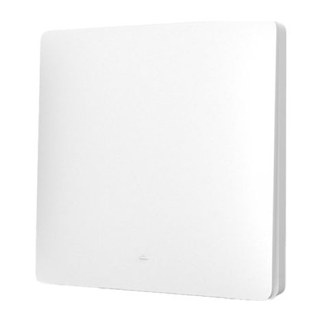 Interruttore RF Wireless Telecomando Senza Batteria 1 Tasto RF 433MHz Generatore Corrente Automatico 1 Tasto Quadrato Per Scatola 502 IP20 Bianco