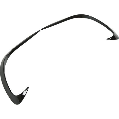 Kit de spoiler de pare-chocs avant en deux parties pour Mercedes-Benz Classe C W206 2022 et modèles ultérieurs, avec une finition noir piano brillant et une protection contre la rouille. (1/5)
