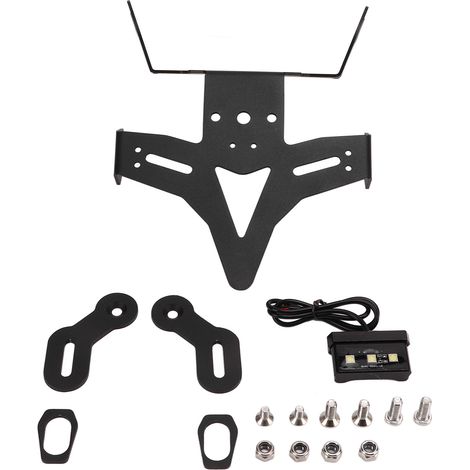 Support de plaque d'immatriculation arrière de moto avec lumière LED pour CB650R CBR650R 2021 Up