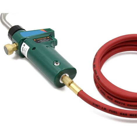 Torche à main au propane MAPP avec fonction d'auto-allumage avec tuyau de 1,5 m (1/5)
