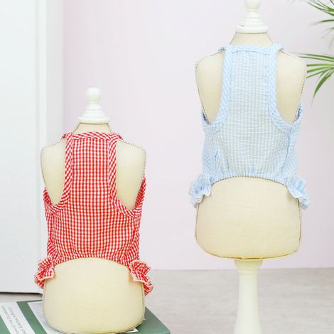 2 robes pour animaux, coton synthétique, été, taille S/M/L/XL, pour chiens et chats petits à très grands (1/5)