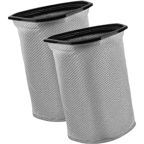 Lot de 2 sacs filtrants en tissu de rechange pour aspirateurs dorsaux ProTeam Super Coach Pro10 et GoFit 10 : barrière anti-poussière (1/5)