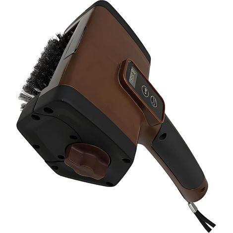 Spazzola elettrica senza fili per barbecue con illuminazione integrata e impugnatura ergonomica per un facile utilizzo anche di notte, dotata di spazzola a rotazione rapida. (1/5)