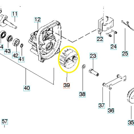 McCulloch MT 250 LK volant d'inertie 545221701 (1/3)