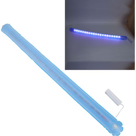 Faltbare, aufblasbare LED-Campinglampe für Outdoor-Camping, tragbare aufblasbare RGB-USB-Campinglampe, weißes Licht + mehrfarbig + rot/blau blinkendes Licht (2er-Pack, RGB-Version, mit eingebautem Akk (1/5)
