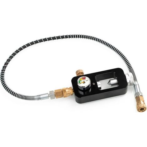Adaptador de recarga de tanque de buceo para exteriores fácil de instalar Adaptador de cilindro de oxígeno Accesorio práctico para buceo al aire libre con manguera (1/5)
