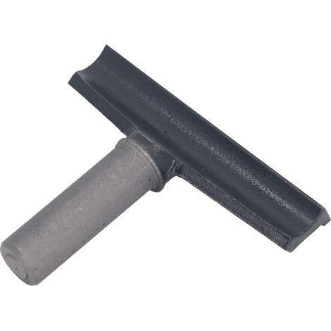Support d'outil de tour de 15 cm (6 pouces) avec tige de 2,5 cm (1 pouce) en fonte et acier allié pour le tournage du bois. (1/5)
