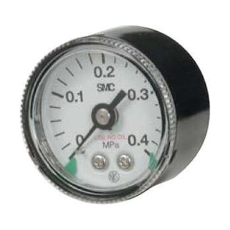 Manomètre SMC, 0mPa à 0.7mPa, raccord R 1/4, Ø cadran 42mm ( Prix pour 1 )