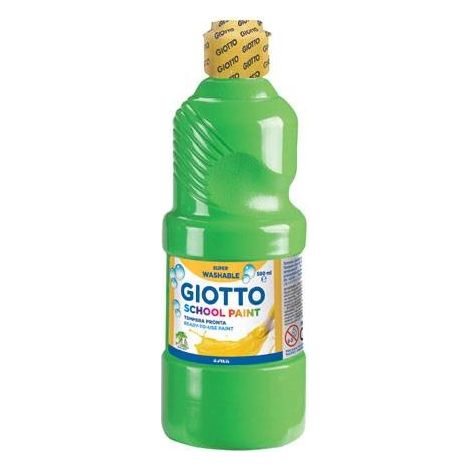 School Paint pintura a base de agua Verde 500 ml Botella 1 pieza(s)