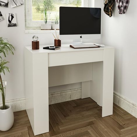 Tavolo Consolle Allungabile Oslo Plus Fino A 2.37 Metri, Tavolo 10 Posti Salvaspazio Multiposizione, Design Moderno Ed Elegante, Consolle Per Casa E Ufficio, 78 x 51 x 90 cm, Colore Nero - Colore: Ner