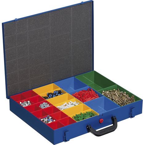 Caja metálica 23 contenedores 440x390x70 mm (1/4)