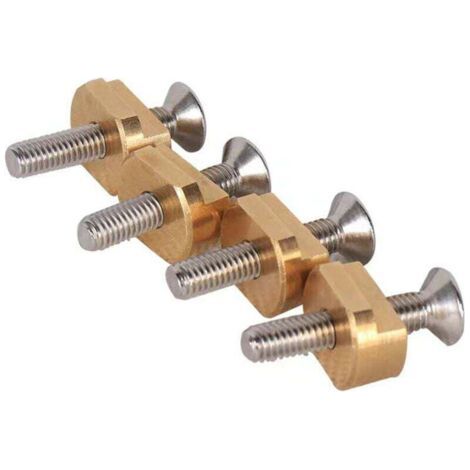 4 PièCes SéRies FoilMount Taille M6 et Hydrofoil Fixation à Vis T-Nuts pour Toutes les Pistes Surf Accessoires ExtéRieurs (1/4)