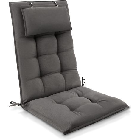Coussin pour fauteuil haut de gamme Sun-HL 120x50cm Taupe