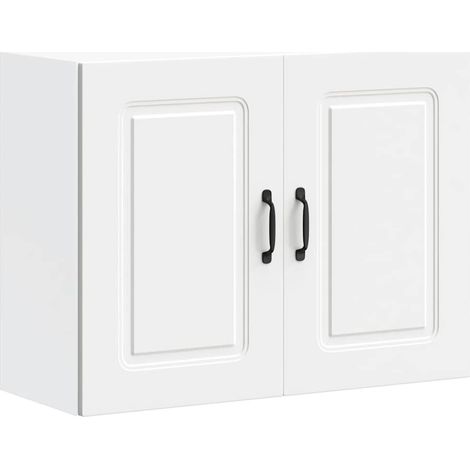 vidaXL Pensile da Cucina Kalmar Bianco in Legno Multistrato (1/5)