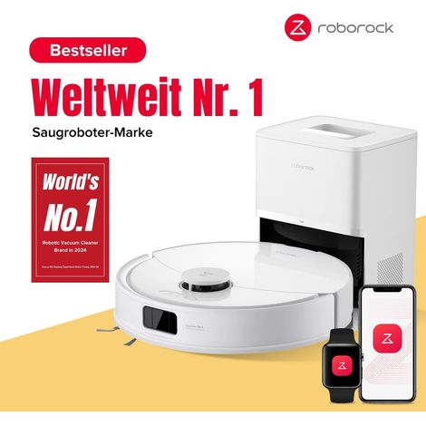 [GENERALÜBERHOLTES PRODUKT]roborock Q7 BF+ Saugroboter mit Wischfunktion Absaugstation,Anti-Tangle,8kPa,APP (1/5)