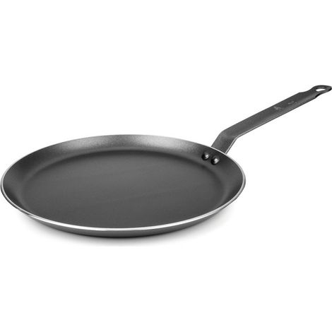 Sarten de Crepes 30 cm  Sarten para Tortitas  Crepera de Aluminio Forjado  Antiadherente  Para Vitroceramica, Gas, Electrica (1/5)