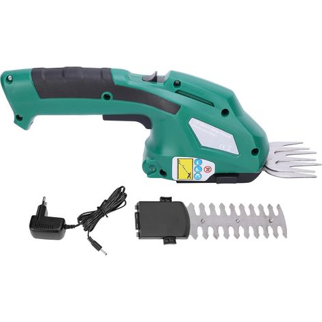 Tagliasiepi elettrico a batteria 2 in 1 da 7,2 V - 1000 giri/min - Potatore elettrico portatile - Per giardino e prato (1/5)