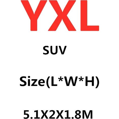 Autoabdeckung, universelle Passform, sonnen- und staubresistent, SUV-YXL-5.1X2X1.8M (1/2)