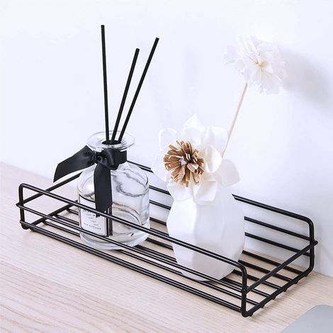 2 Pack Shower Organiser, Bathroom Wall Shelves, Shower Caddy, Shower Shelf, Bathroom Caddies, Bathroom Shelf No Drilling, Shower Storage, Wall Mounted Bath Caddy, Self Adhesive Shelves(BLACK) (1/5)