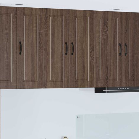 Küchenschrank Braun Eichen-Optik 60 x 31 x 80 cm Holzwerkstoff
