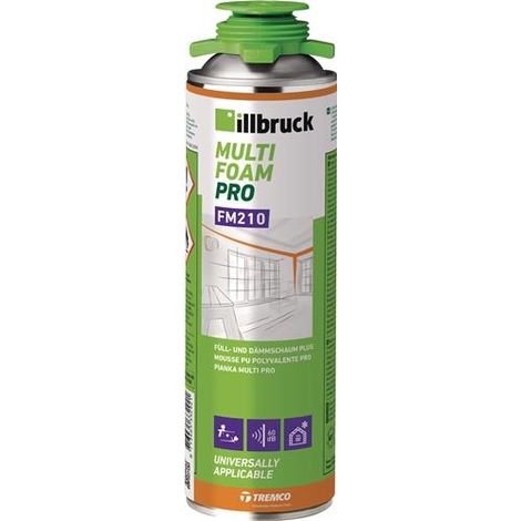 1K-Mousse pour fenêtre/façade FM210 500ml B2 vert Bombe ILLBRUCK